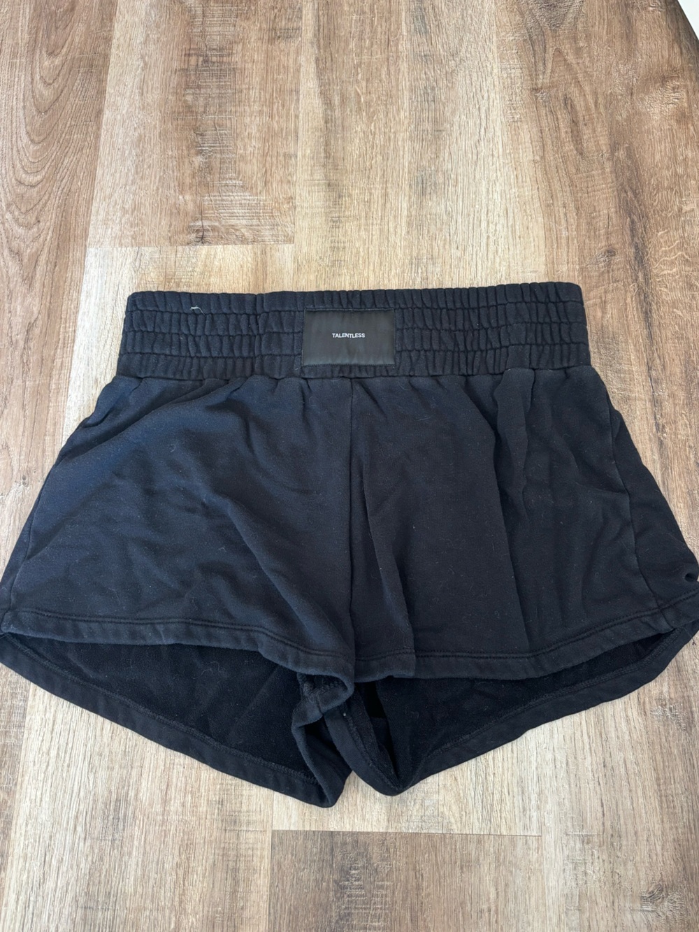 Talentless Black Women’s Elastic Waist Shorts